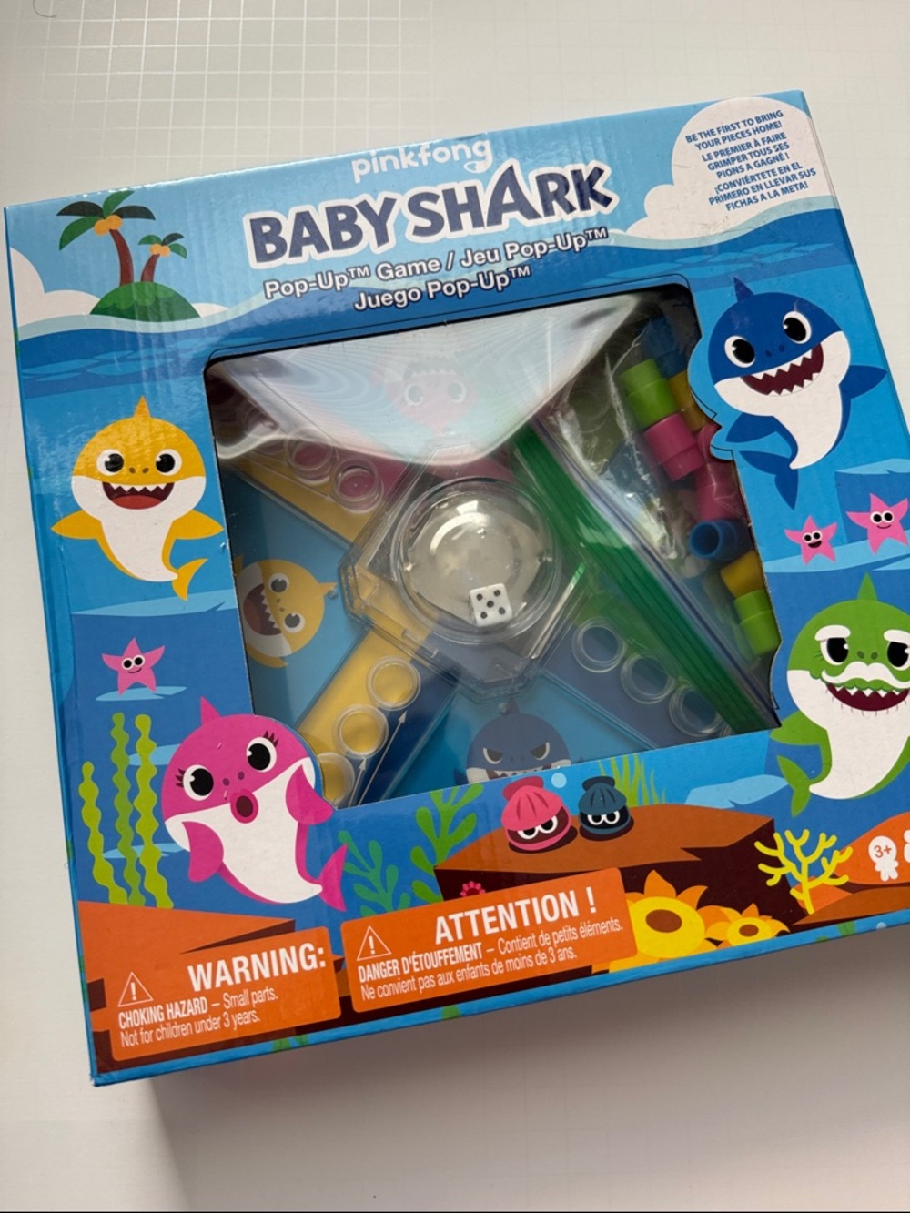 Spin Master Baby Shark Pop Up Game